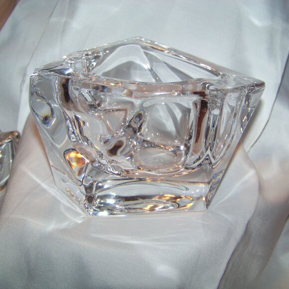 Vintage Sign Daum France Crystal Sculpture Bowl Trinket Holder or Display Piece - Picture 16 of 16